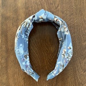 Madewell Blue Floral Headband